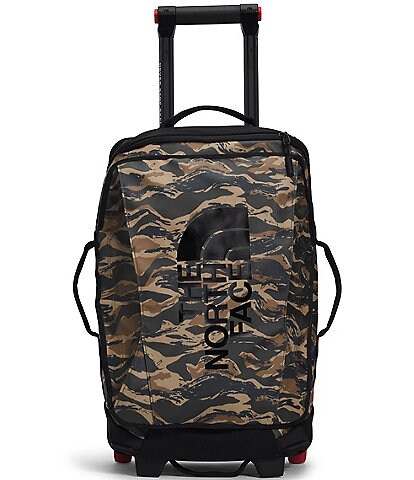 The North Face Camo Print Rolling Thunder 22#double; Carry-On Rolling Weekender Duffel Bag