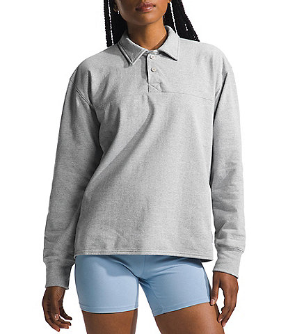 The North Face Collared Neckline Long Sleeve Rugby Pullover