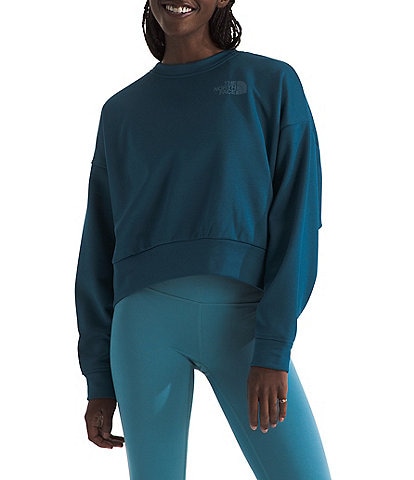 The North Face Cropped Crew Neckline Long Sleeve Pullover