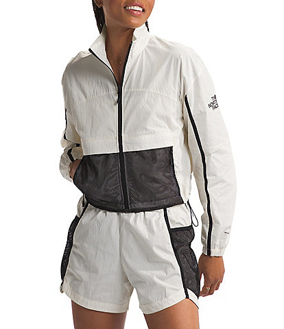 The North Face Cropped Zip Front Jacket