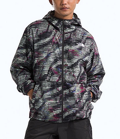 The North Face Easy Wind Long Sleeve Flash Printed Hooded Jacket