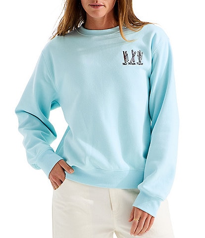 The North Face Essential Ski-Embroidered Crew Neck Relax Pullover Sweater