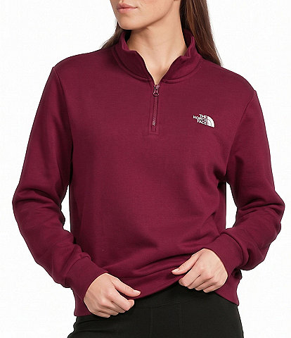 The North Face Evolution Half Zip Mock Stand Long Sleeve Pullover