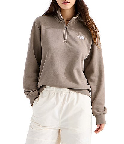 The North Face Evolution Half Zip Mock Stand Long Sleeve Pullover