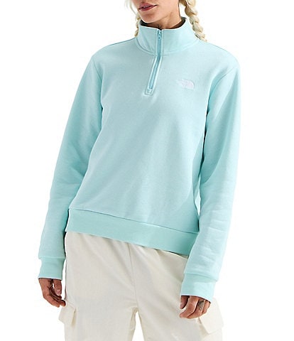 The North Face Evolution Half Zip Mock Stand Long Sleeve Pullover