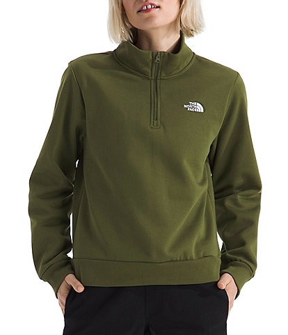 The North Face Evolution Half Zip Mock Stand Long Sleeve Pullover