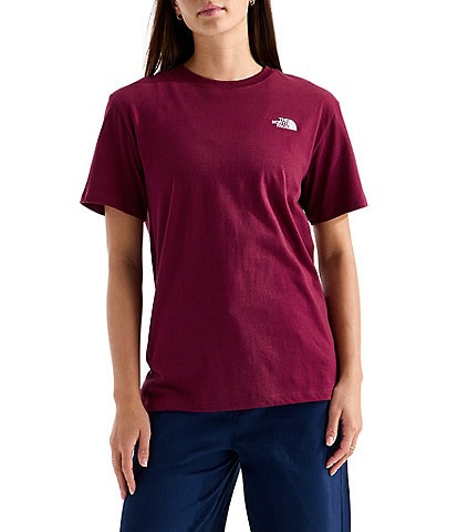  Evolution Simple Embroidered Logo Crew Neck Short Sleeve Tee