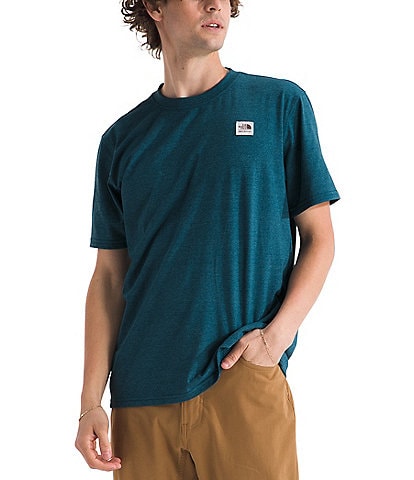 The North Face Heritage Patch Short Sleeve Heathered T-Shirt