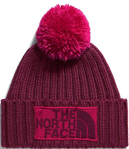 The North Face Heritage Ski Tuke Removable Pom Logo Patch Beanie
