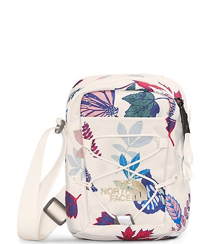 The North Face Jester Gardenia White Fall Wanderer Print Crossbody Day Pack Bag