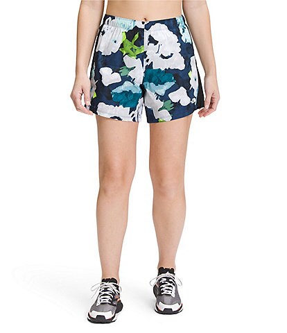 The North Face Ladies Abstract Floral Print Elevation Shorts