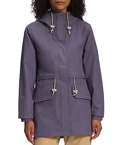 The North Face Ladies M66 Utility Hooded Long Sleeve Rain Jacket
