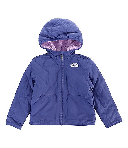 The North Face Little Girls 2T-7 Long Sleeve Shady Glade Reversible Insulated Hooded Jacket