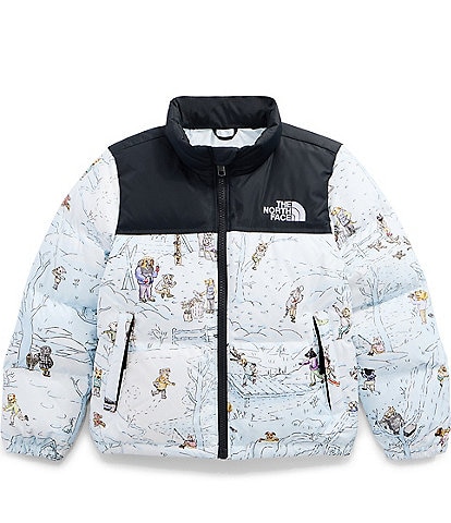 The North Face Little Kids Printed 1996 Retro Nuptse Jacket