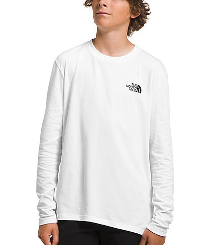 The North Face Little/Big Boys 6-16 Long Sleeve Pullover Logo T-Shirt