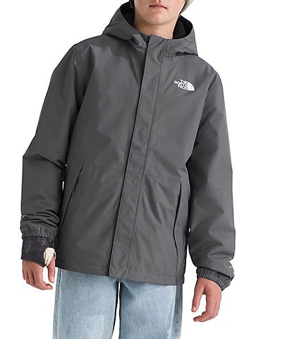 The North Face Little/Big Boys Long-Sleeve Hooded Solid Anatora Rain Jacket