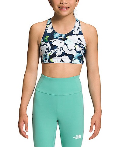 The North Face Little/Big Girls 5-18 Abstract-Floral-Print Never Stop Bralette
