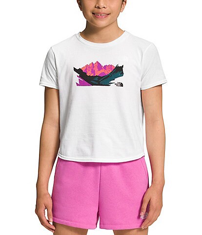 The North Face Little/Big Girls 5-18 Mountain Range Short-Sleeve Graphic Tee