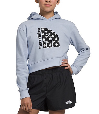 The North Face Little/Big Girls 6-16 Long Sleeve Pullover Graphic Logo Hoodie