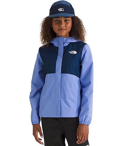 The North Face Little/Big Girls 6-16 Long Sleeve Antora Color Block Rain Jacket