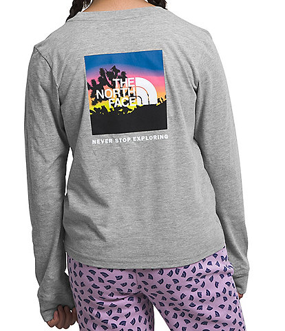 The North Face Little/Big Girls 6-20 Long Sleeve Graphic T-Shirt