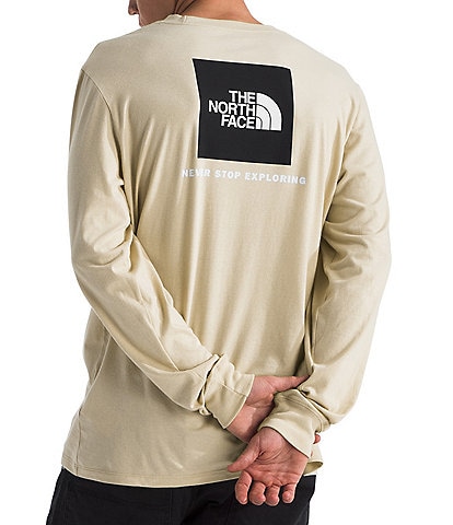 The North Face Long Sleeve Box NSE Logo Graphic T-Shirt