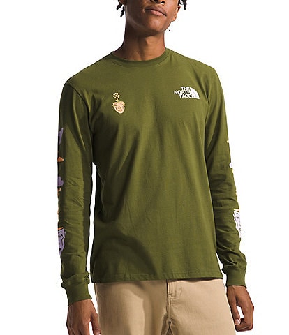 The North Face Long Sleeve Brand Proud Graphic T-Shirt