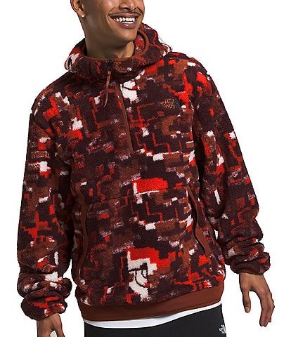 The North Face Long Sleeve Campshire Digi Half Dome Print Fleece Hoodie