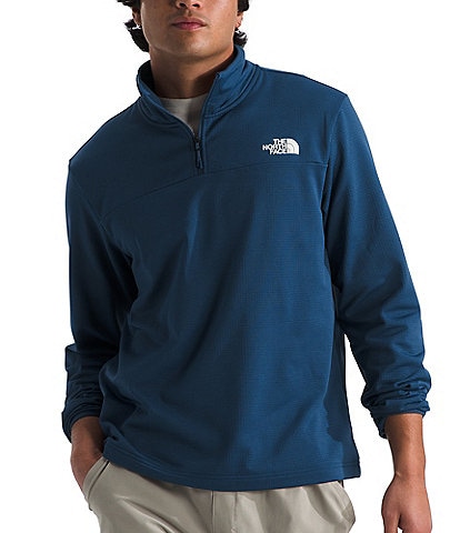 The North Face Long Sleeve Cedar Trail Grid Fleece Pullover