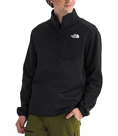 The North Face Long Sleeve Crest Pocket 1/4-Zip Fleece Pullover