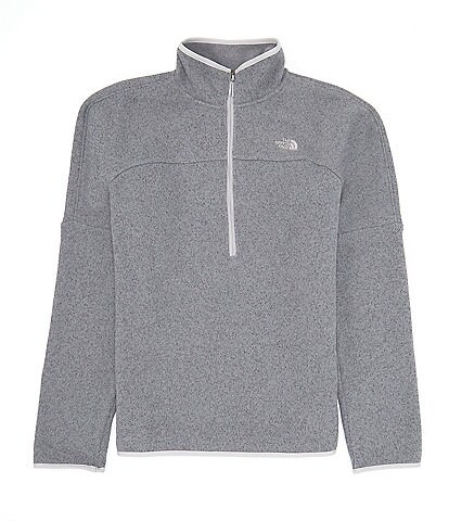 The North Face Long Sleeve Front Range 1/2-Zip Heathered Fleece Pullover