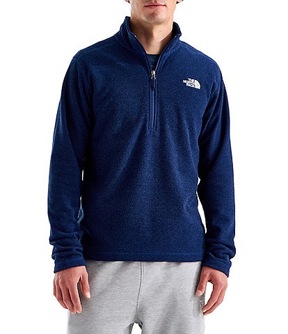 The North Face Long Sleeve Textured Cap Rock Zip Pullover