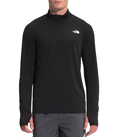 The North Face Men's Long Sleeve Knit Wander Quarter Zip Pullover