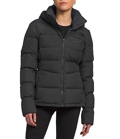 The North Face Metropolis Hooded Down Funnel Neck Puffer Jacket