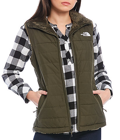 The North Face Mossbud Insulated Reversible Zip Front Vest