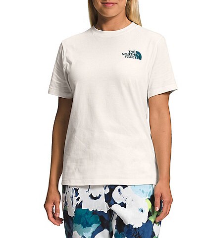 The North Face #double;Never Stop Exploring#double; Short Sleeve Printed Box Graphic Tee