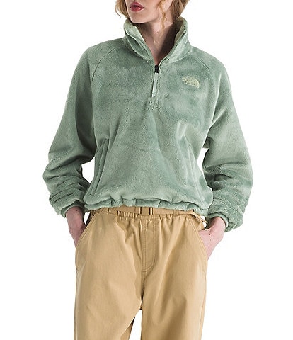 The North Face Osito Lux Half Zip Two Layer Stand Collar Pullover