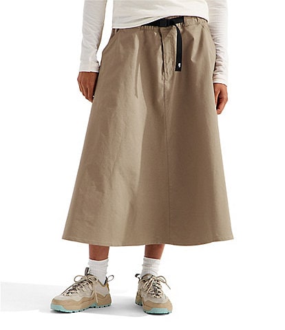The North Face Pinecrest Belted Snap Front A-Line Utility Skirt