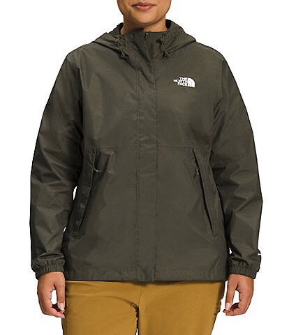 The North Face Plus Size Antora Hooded Long Sleeve Full Zip Jacket
