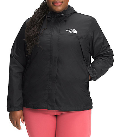 The North Face Plus Size Antora Long Sleeve Hooded Rain Jacket