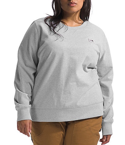 The North Face Plus Size Crew Neckline Long Sleeve Pullover