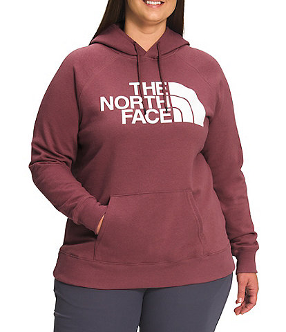 The North Face Plus Size Half Dome Graphic Long Sleeve Pullover Hoodie