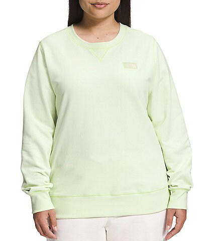 The North Face Plus Size Long Sleeve Heritage Patch Crew Neck Tee