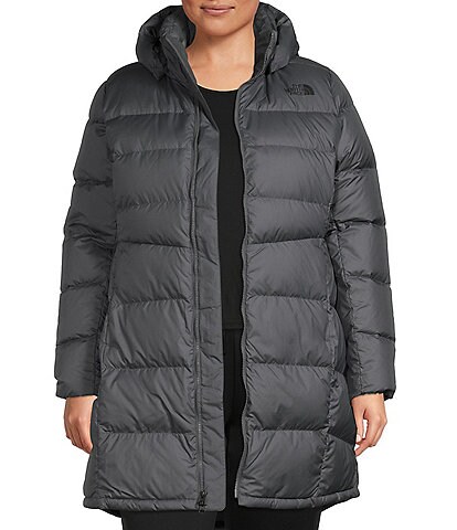 The North Face Plus Size Metropolis Hooded Down Quilted Puffer Parka