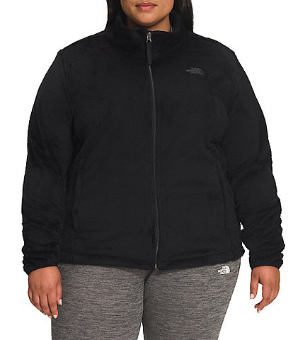 The North Face Plus Size Osito Raschel Fleece Stand Collar Zip Front Jacket