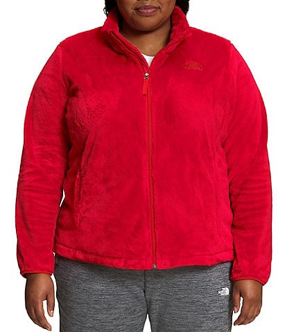 The North Face Plus Size Osito Raschel Fleece Stand Collar Zip Front Jacket