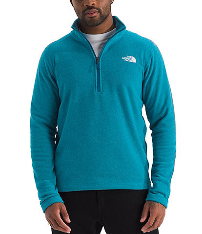 The North Face Textured Cap Rock Long Sleeve 1/4 Zip Pullover
