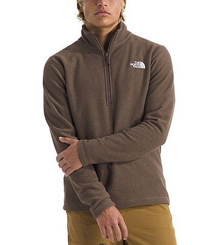 The North Face Textured Cap Rock Long Sleeve 1/4 Zip Pullover