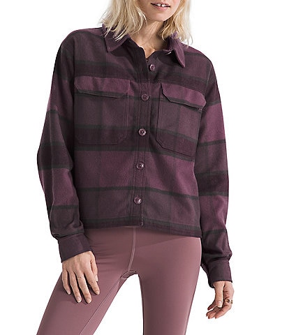 The North Face Valley Collared Long Sleeve Flannel Button Down Shirt