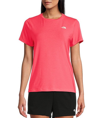 The North Face Women Adventure Solid Crew Neck Short Sleeve Tee Shirt